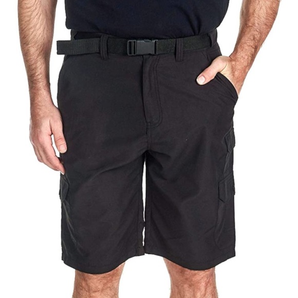 denali Shorts Denali Black Belted Hiking Cargo Shorts Size 4 Poshmark